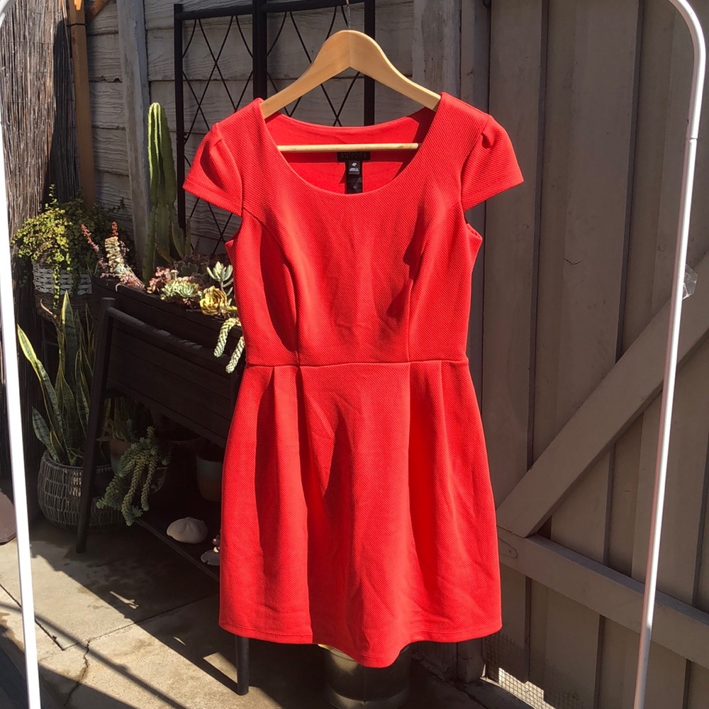 Coral dress